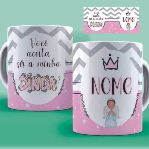 Pack Arte Canecas Batismo 02