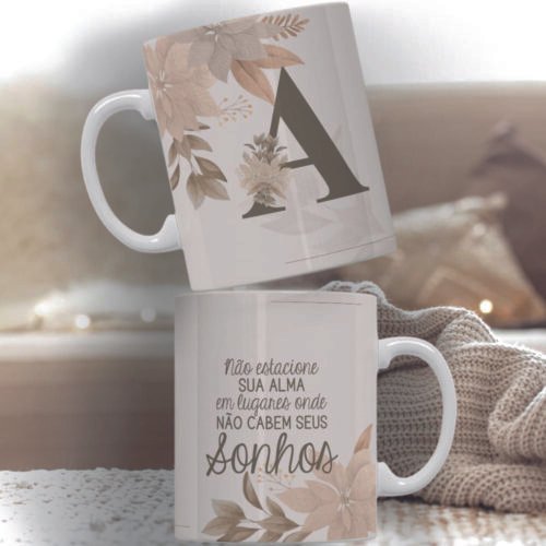 Pack Artes para Canecas Alfabeto 02